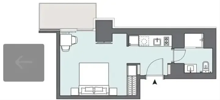 Studio floor plan