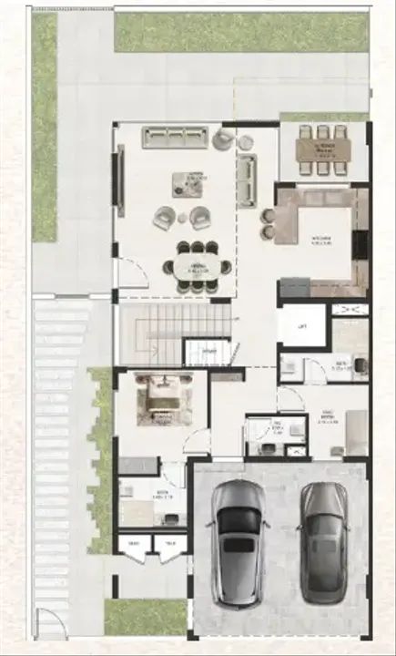 6 BR floor plan