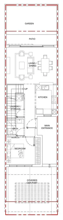 5 BR floor plan