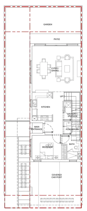 5 BR floor plan
