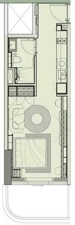 Studio floor plan