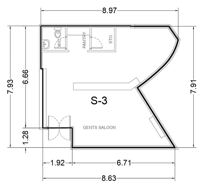 Retail floor plan