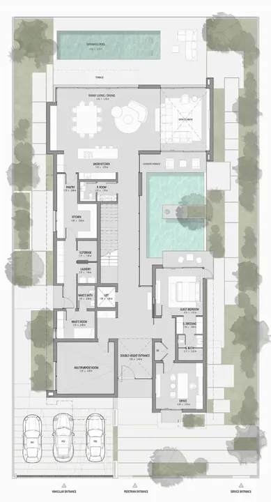 5 BR floor plan