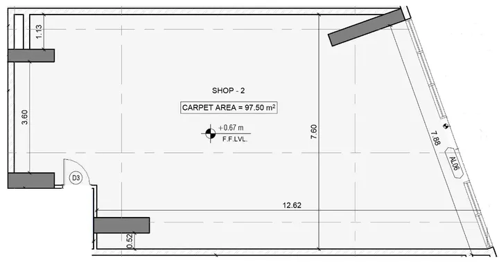 Retail floor plan