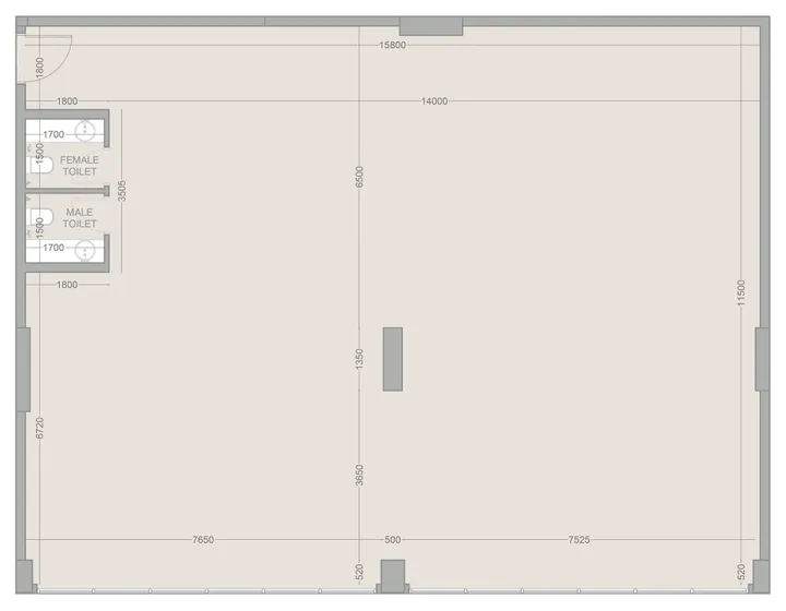 Office floor plan