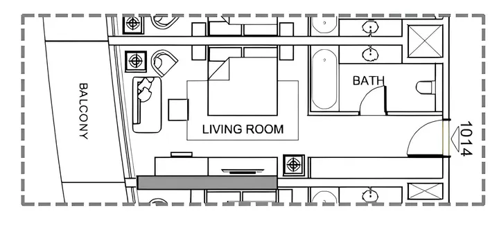 Studio floor plan