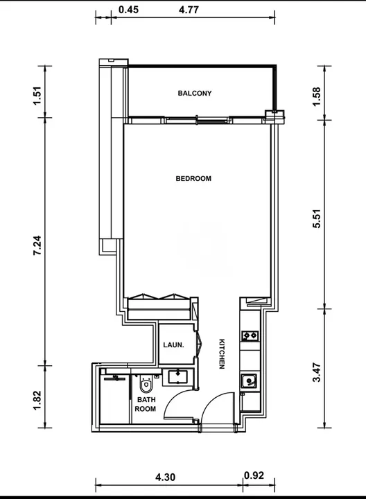Studio floor plan