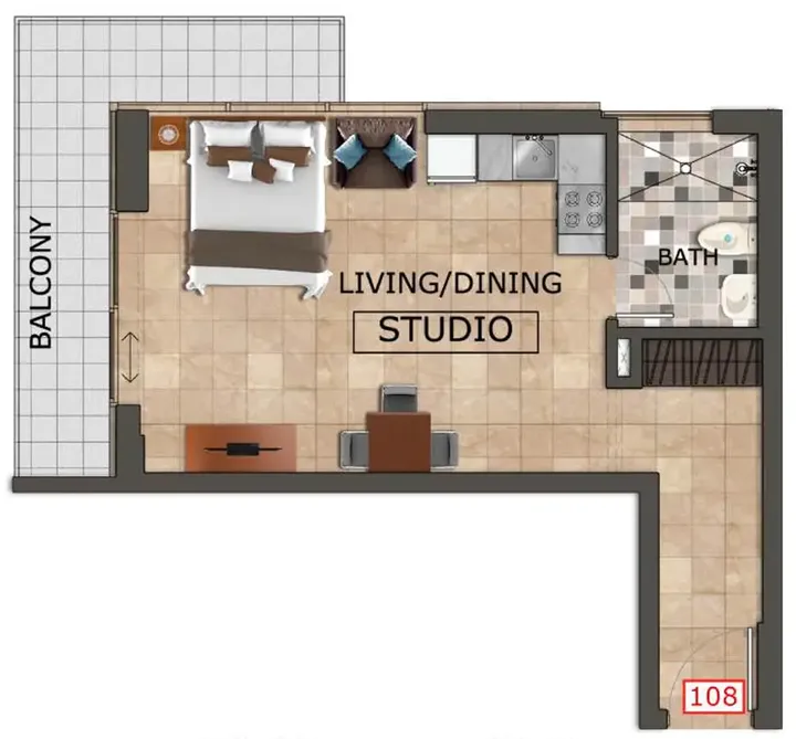 Studio floor plan