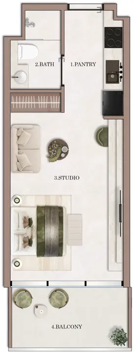 Studio floor plan