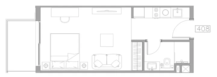 Studio floor plan