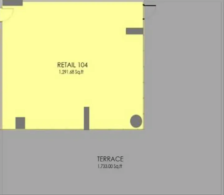 Retail floor plan