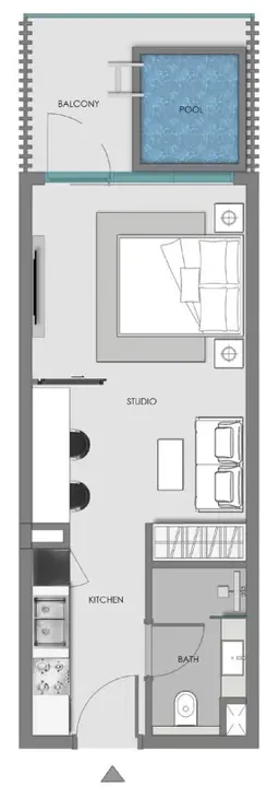 Studio floor plan