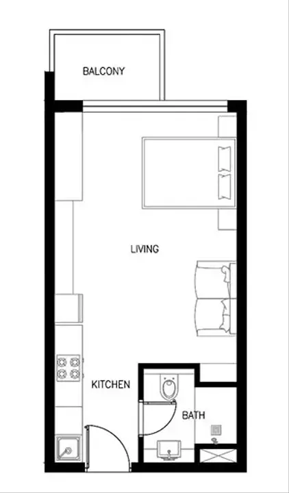 Studio floor plan