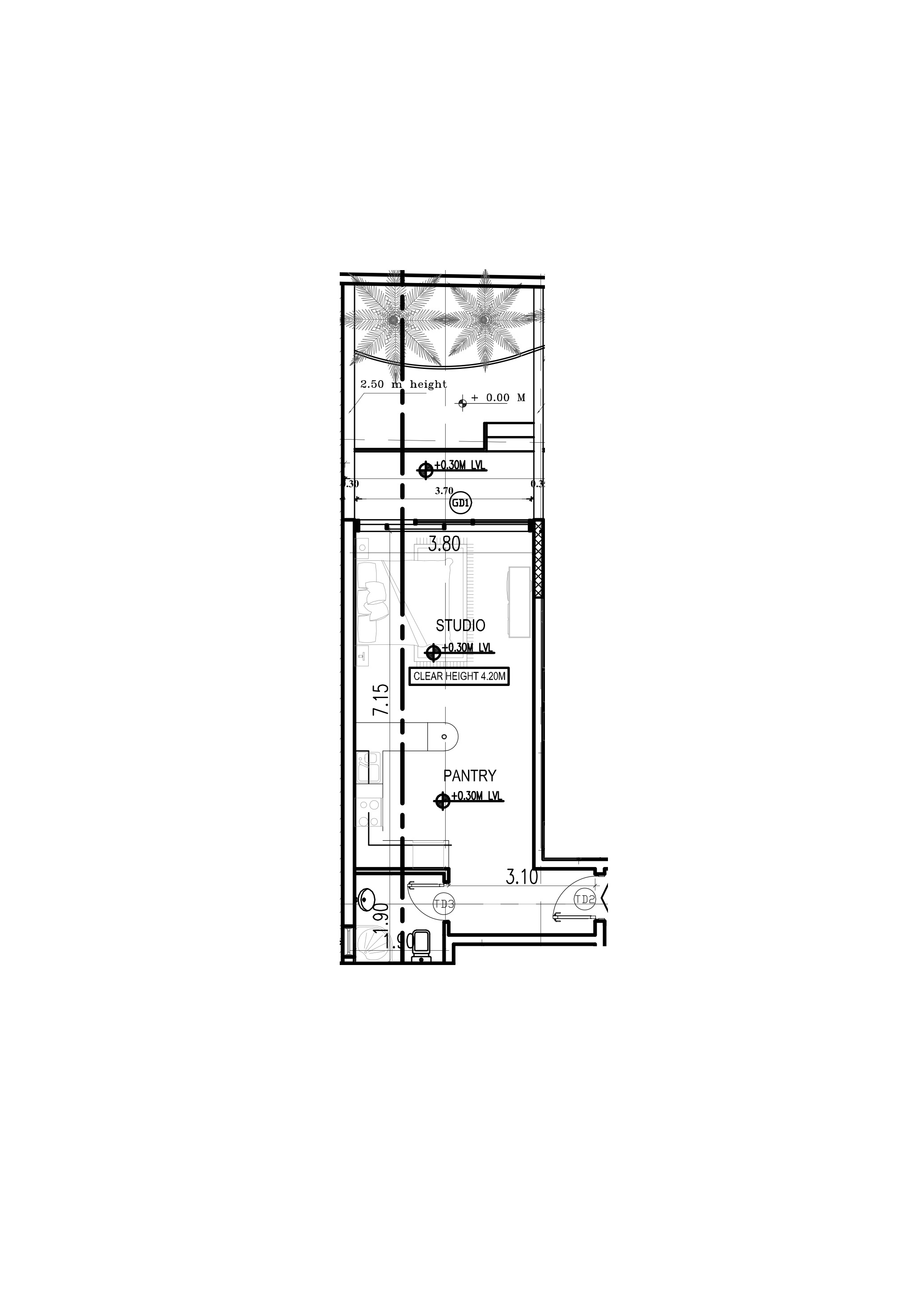 Studio floor plan