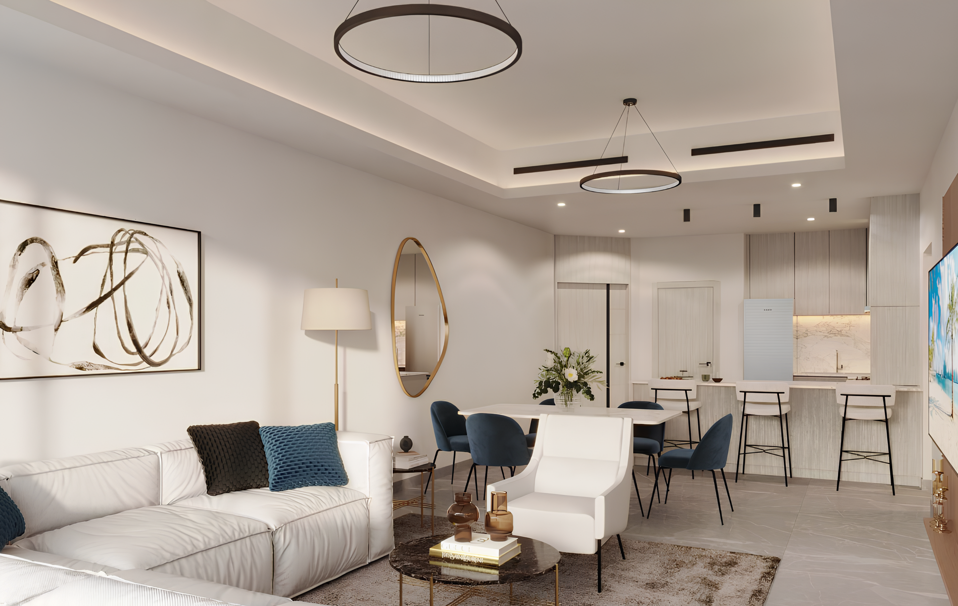 GJ PROPERTIES "Ajman Creek Tower 1"-1 BR 1147.82,846952AED