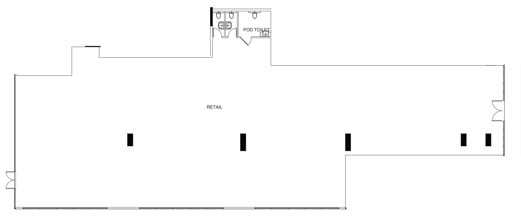 Retail floor plan