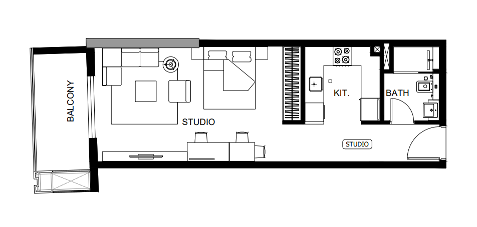 Studio floor plan
