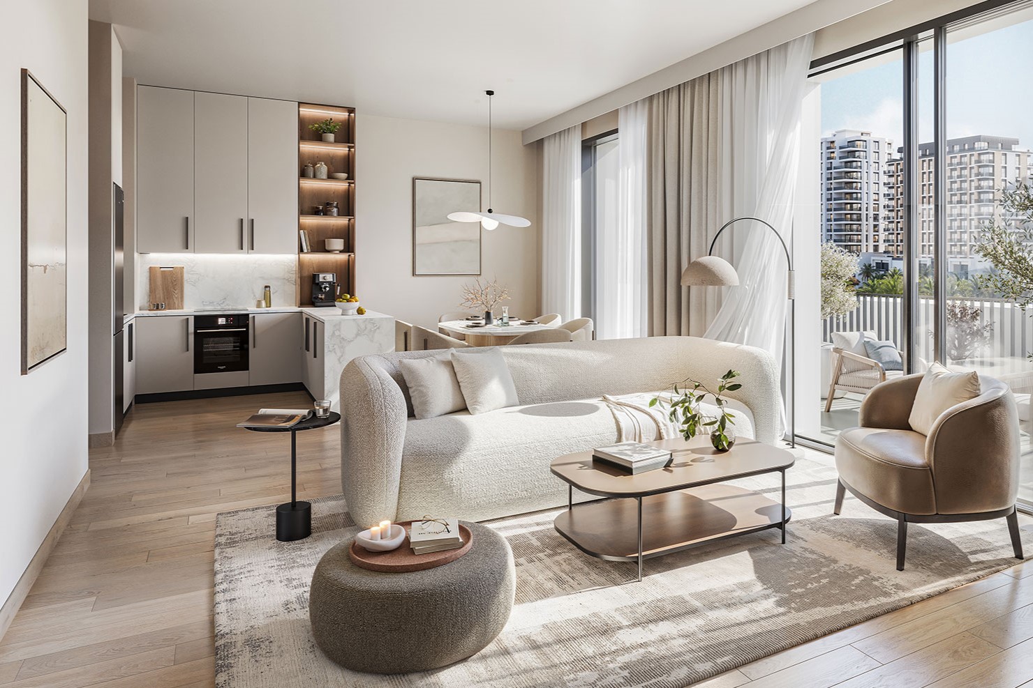 NSHAMA "Berkshire Park"-1 BR 897.82,1169888AED