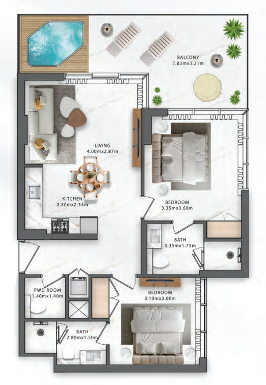 Studio floor plan