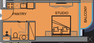 Studio floor plan