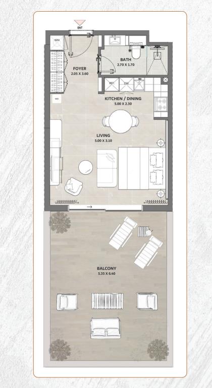 Studio floor plan