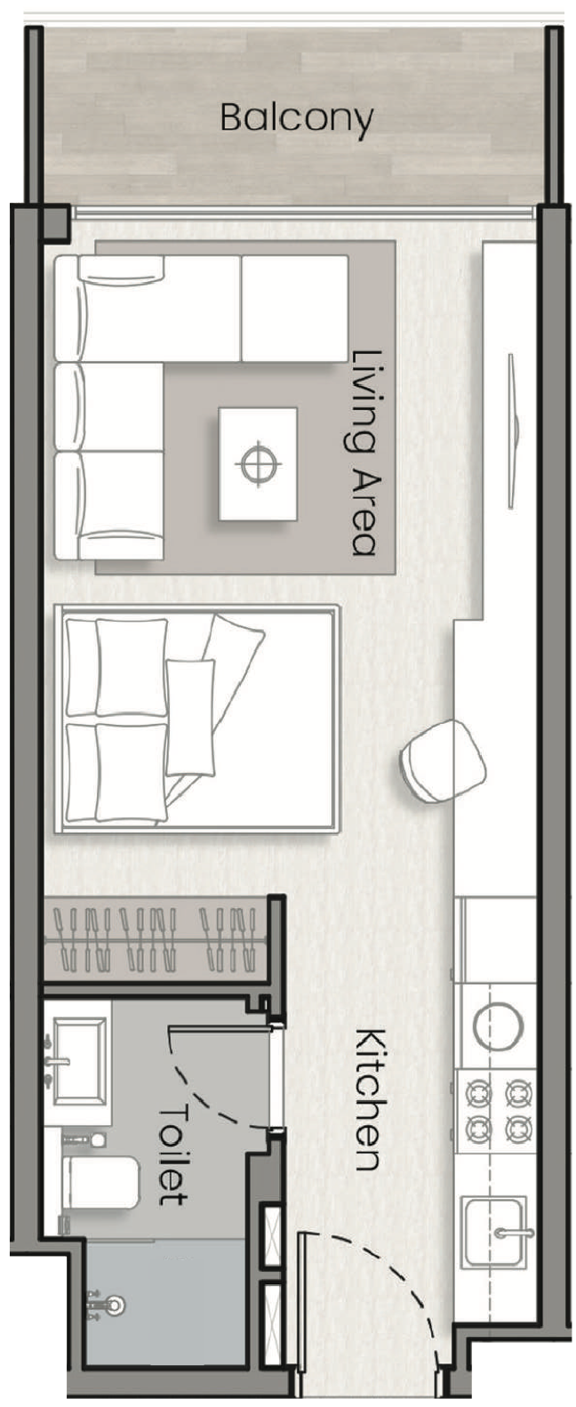 Studio floor plan