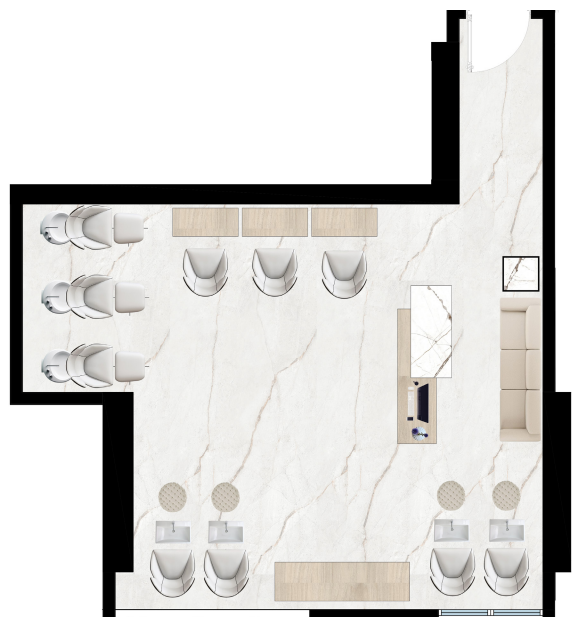Retail floor plan