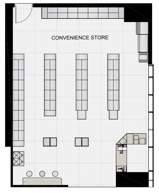 Retail floor plan