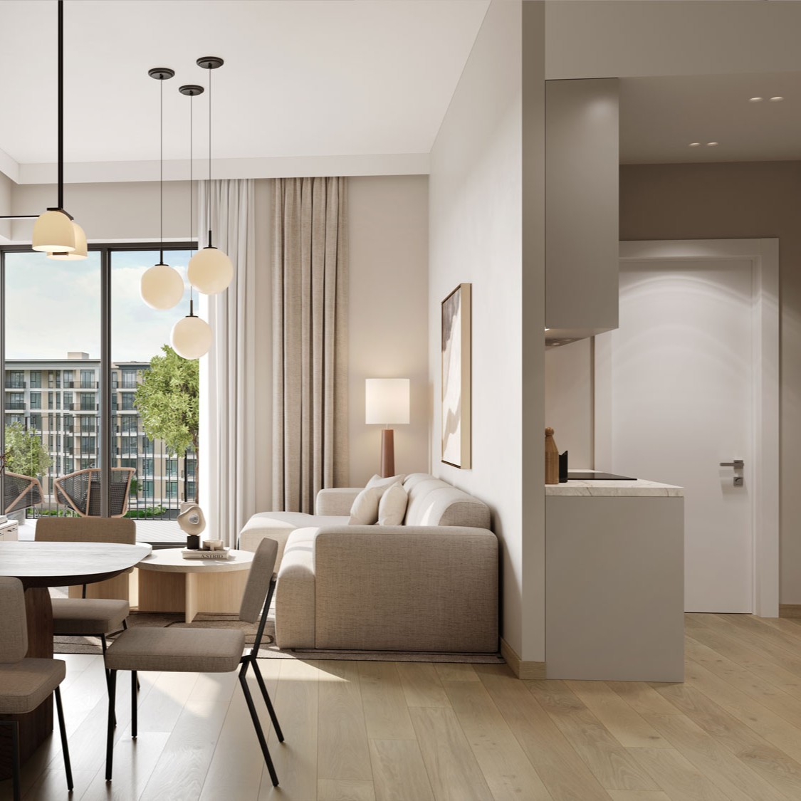 NSHAMA "Augusta"-2 BR 861.87,1380888AED