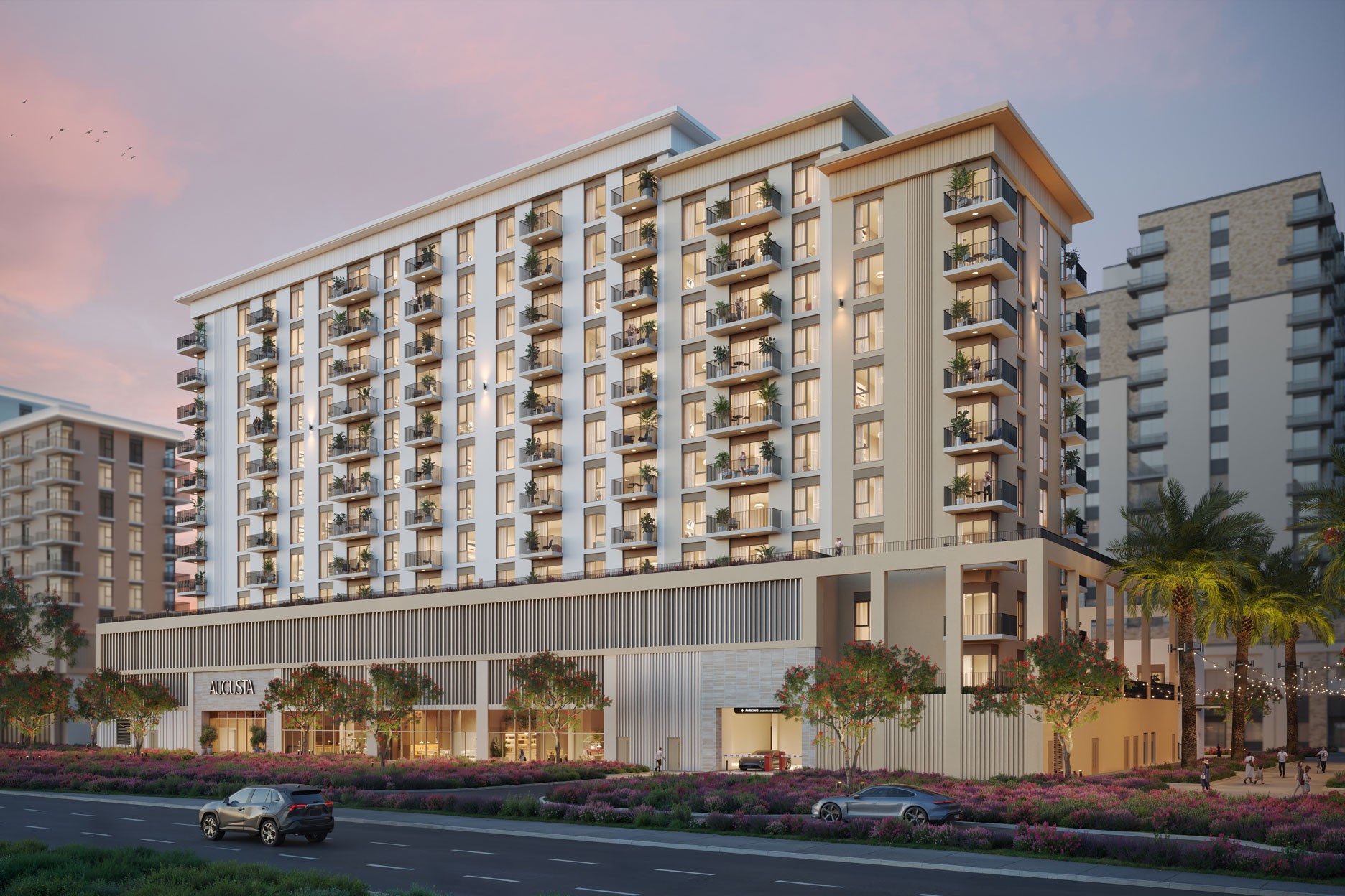 NSHAMA "Augusta"-2 BR 861.87,1380888AED