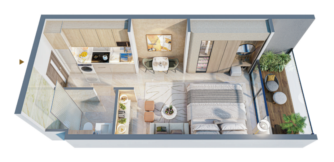 Studio floor plan