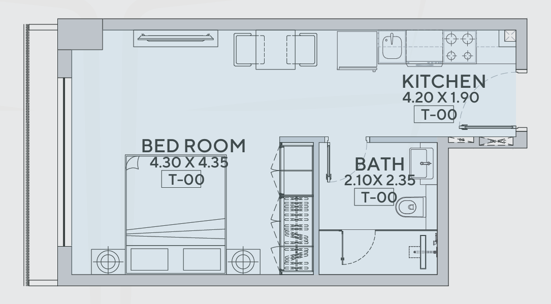 Studio floor plan