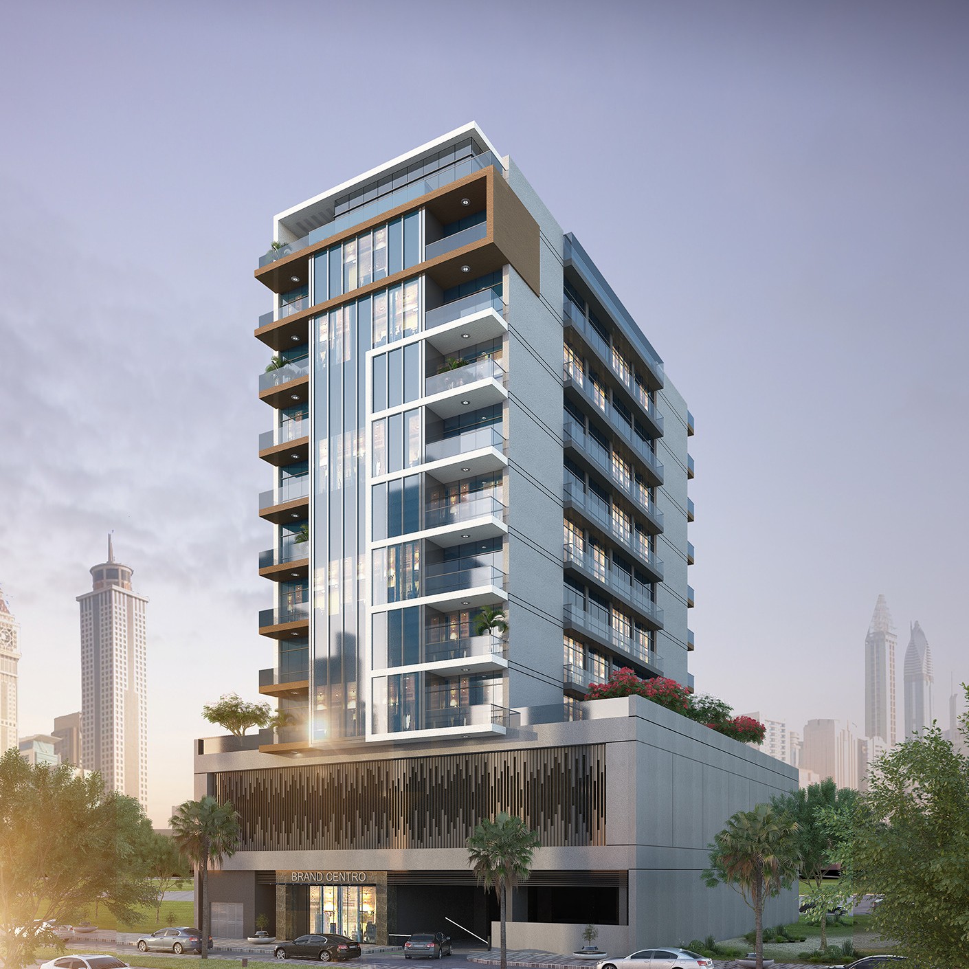 EMS REAL ESTATE DEVELOPMENT "Brand Centro"-2 BR 940.34,1900238AED