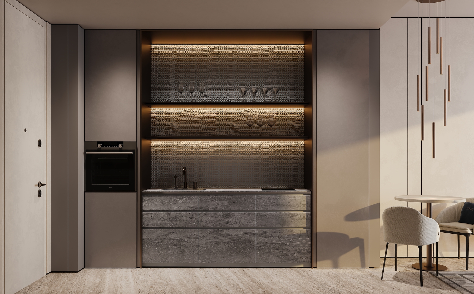 MIRA DEVELOPMENTS "Gianfranco Ferre Residences"-1 BR 862,2759000AED