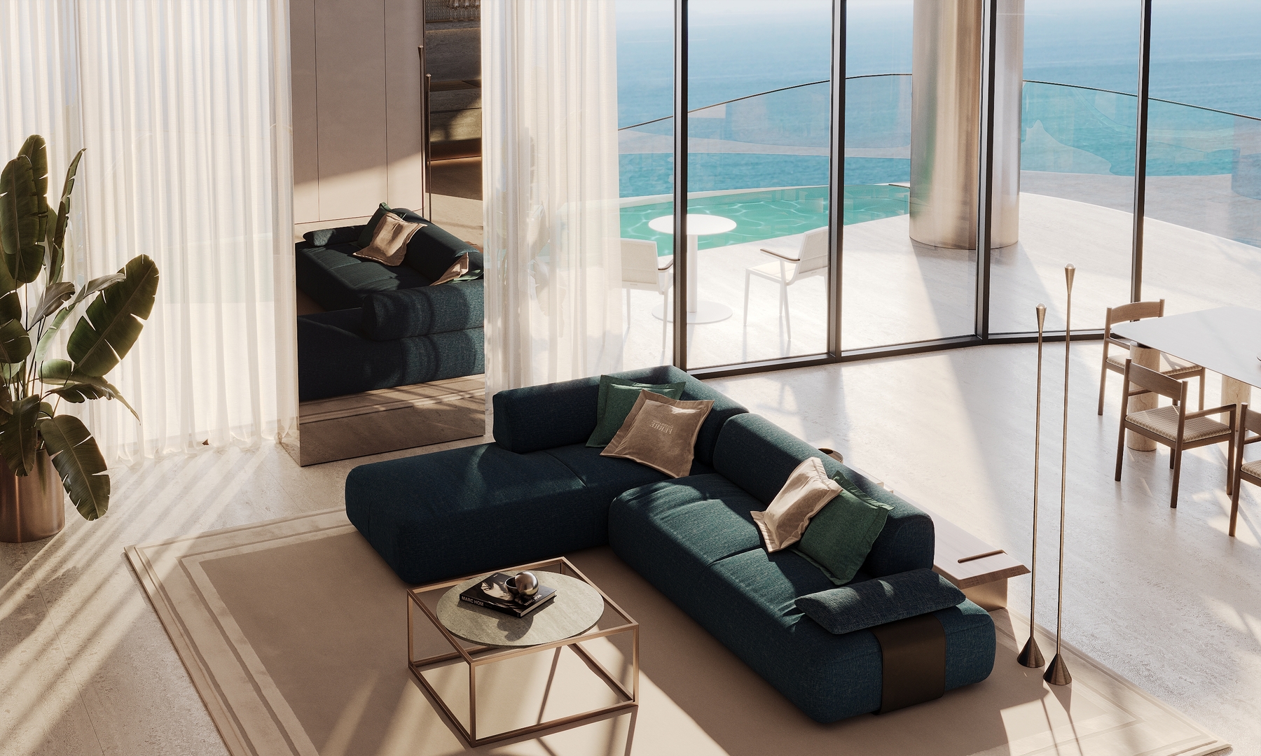MIRA DEVELOPMENTS "Gianfranco Ferre Residences"-1 BR 1034,3206000AED
