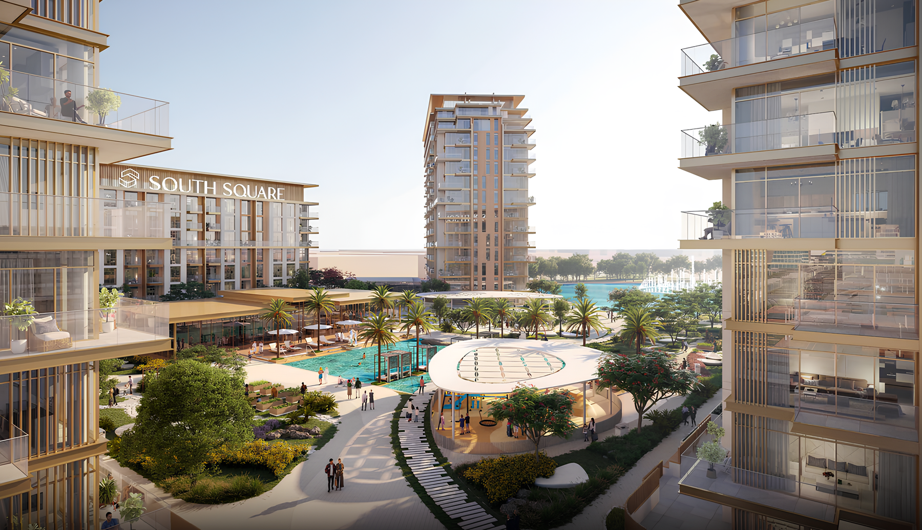 DUBAI SOUTH "South Square Tower S3 by Dubai South"-3 BR 1590,2226232AED