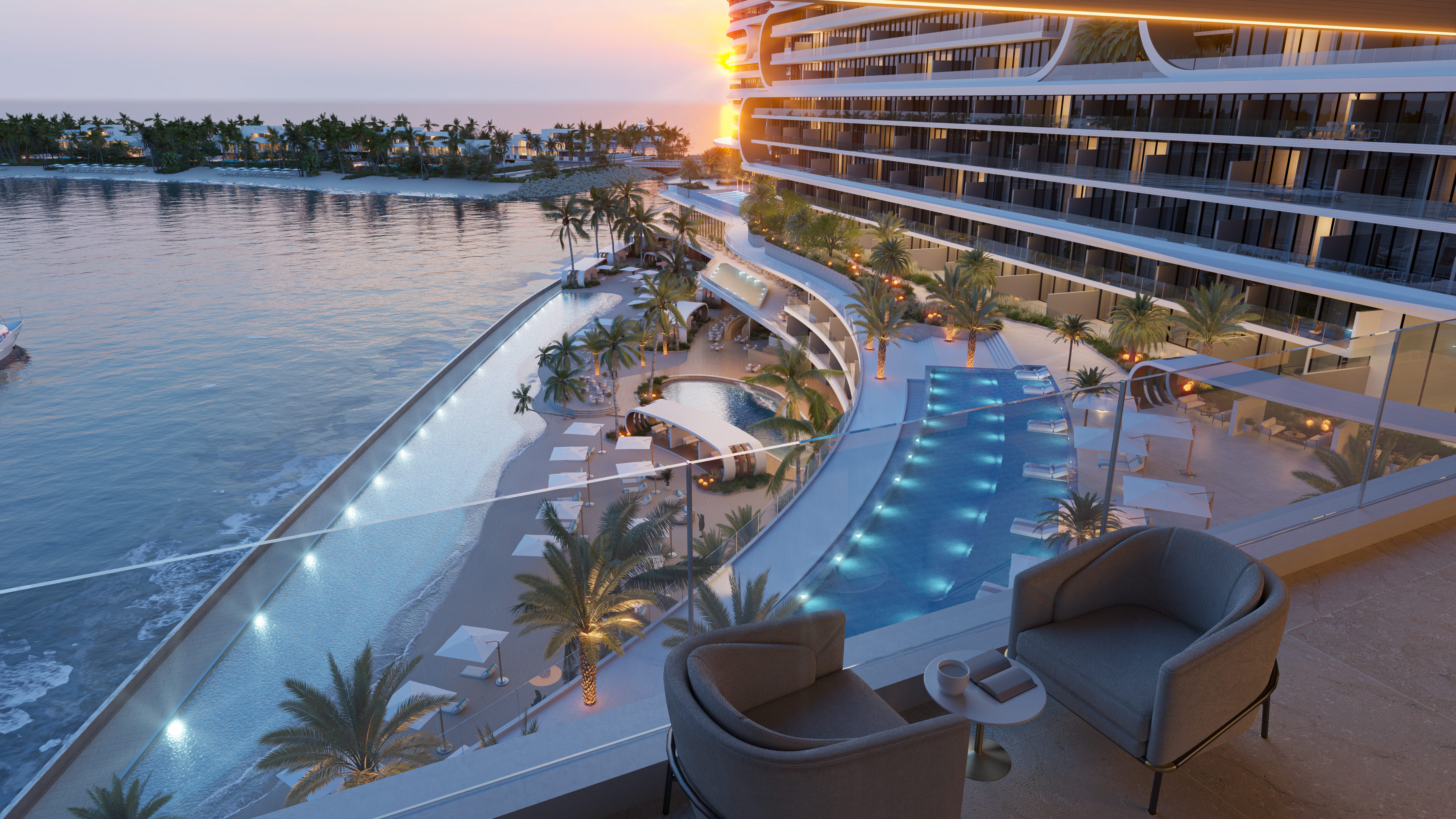 OBG "JW Marriott Residences & Resort"-1 BR 1055.4,4545750AED