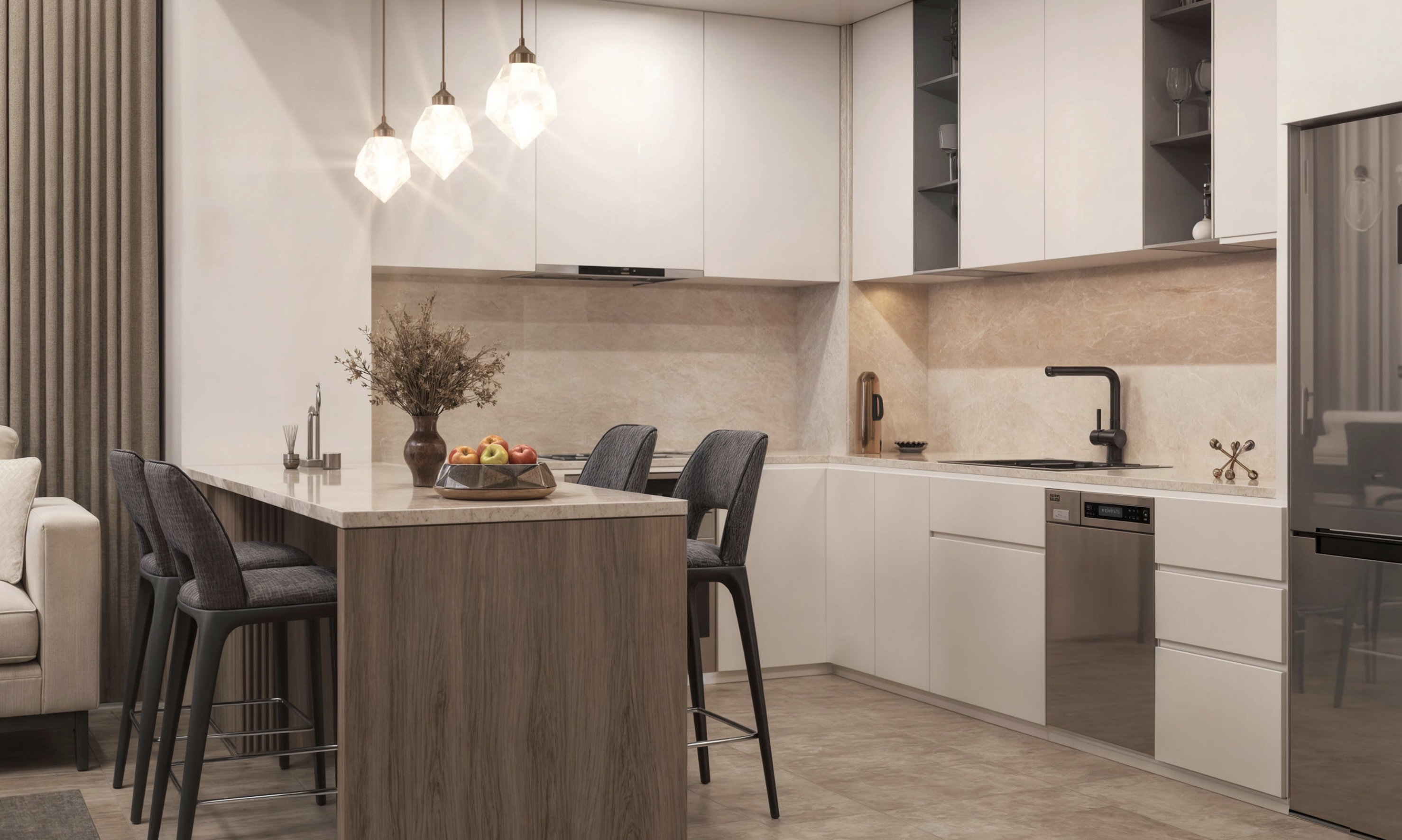 DUBUILD "Alfal Residence"-2 BR 940,1268060AED