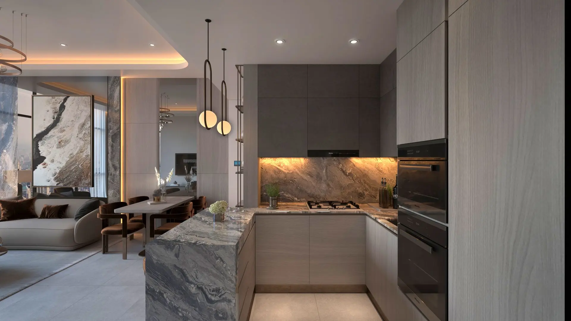 VISION DEVELOPMENTS "Coral by Vision"-2 BR 1210.43,2780000AED