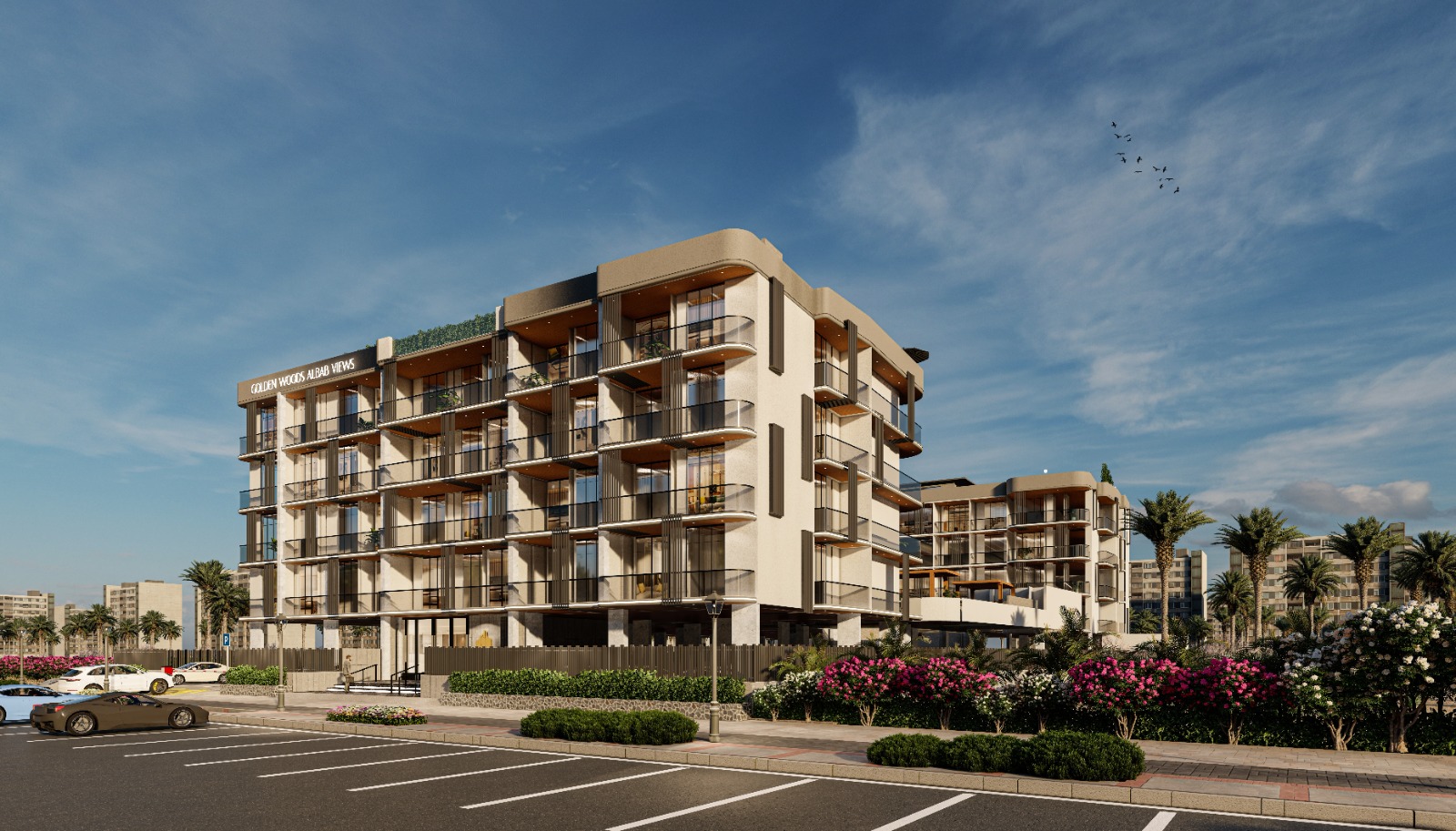 GOLDEN WOODS "Albab Views"-Studio 353.38,530070AED