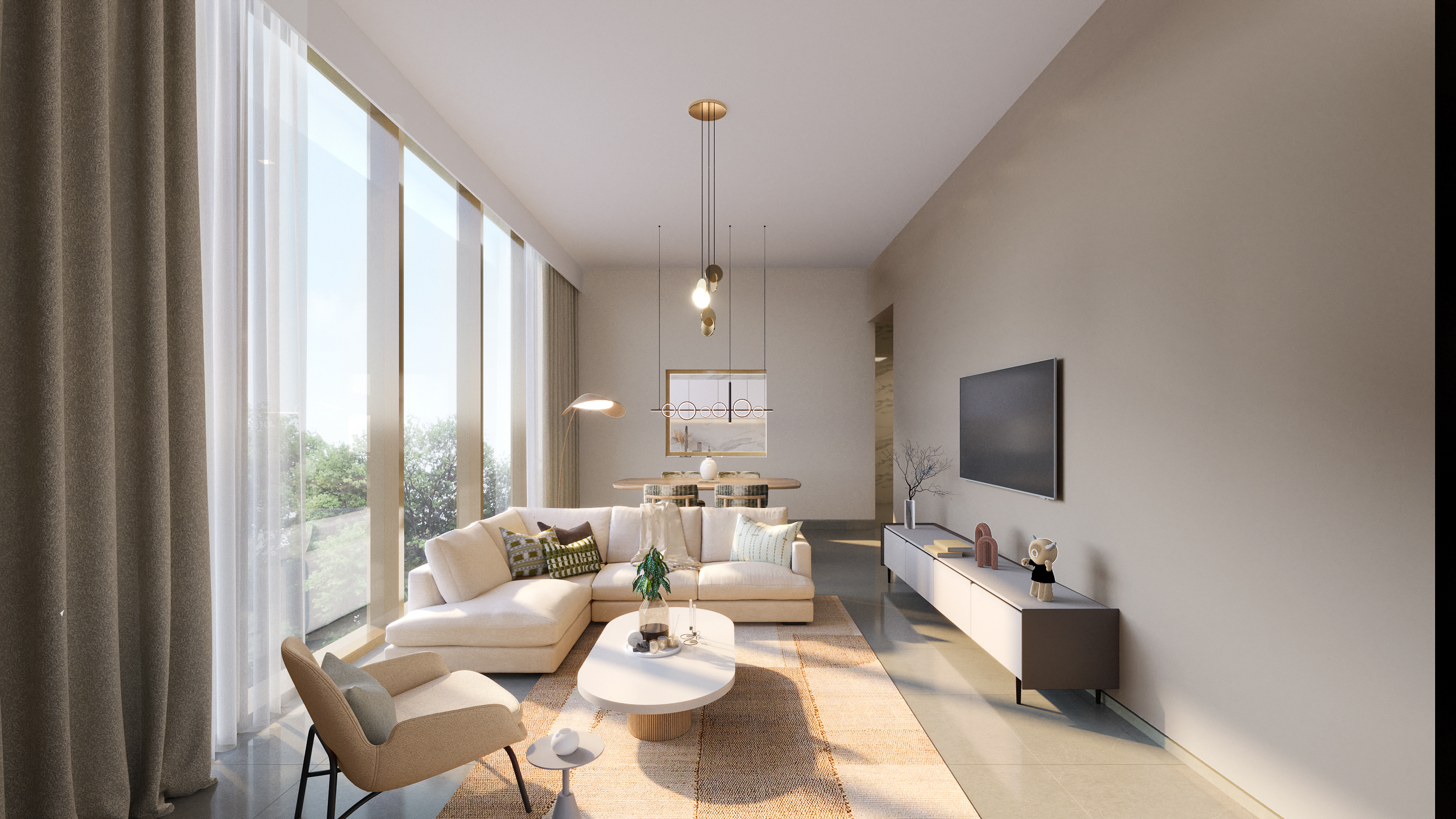 DUBAI SOUTH "South Square Tower S3 by Dubai South"-3 BR 1799,2428633AED