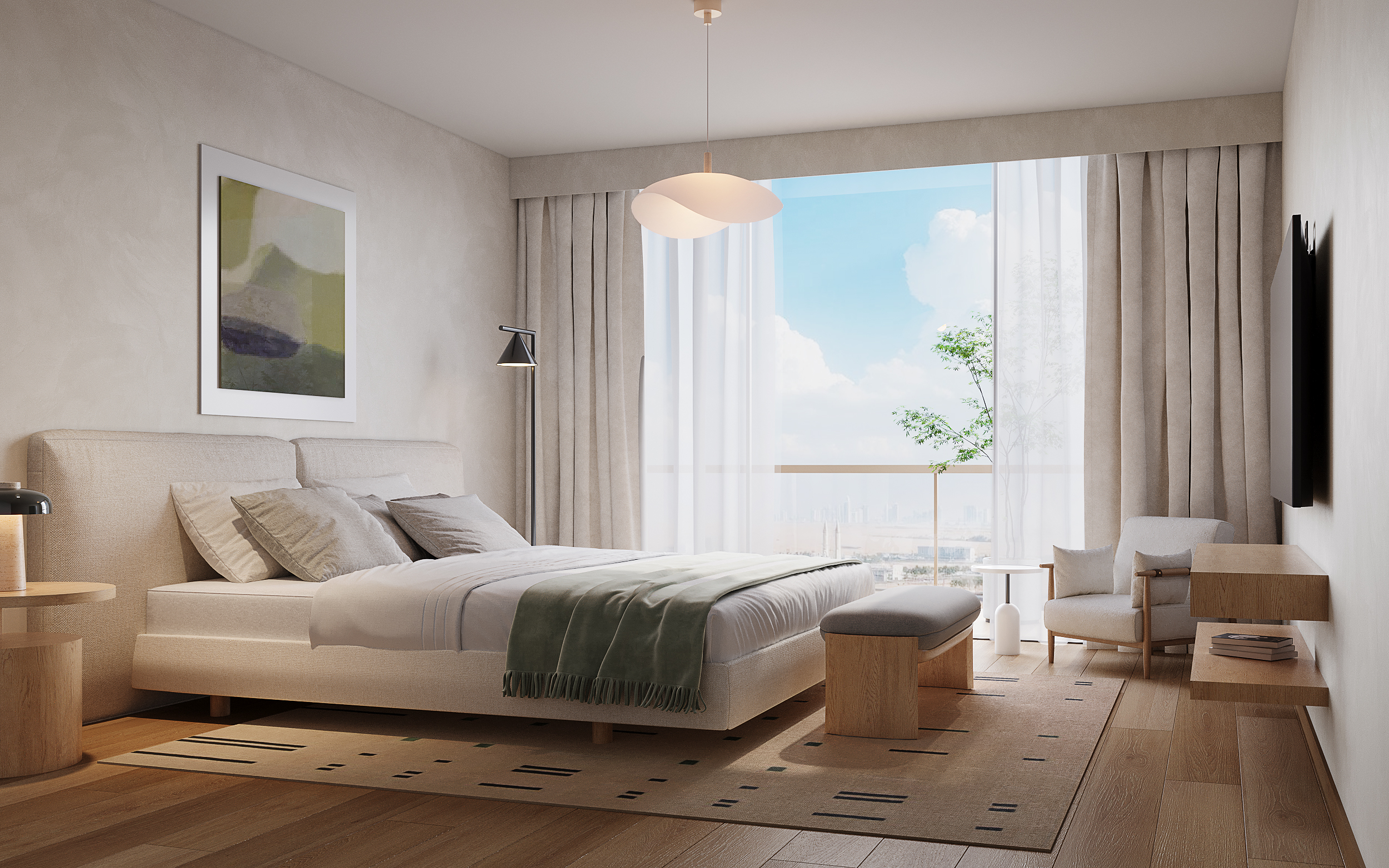 DUBAI SOUTH "South Square Tower S3 by Dubai South"-2 BR 1522,1933114AED