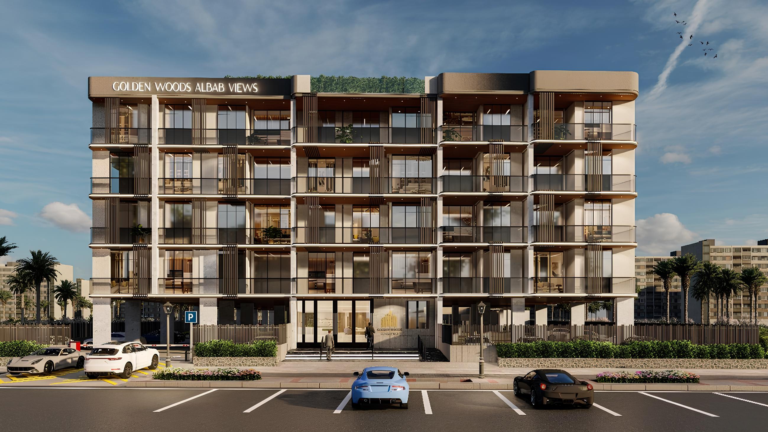 GOLDEN WOODS "Albab Views"-Studio 387.93,581895AED