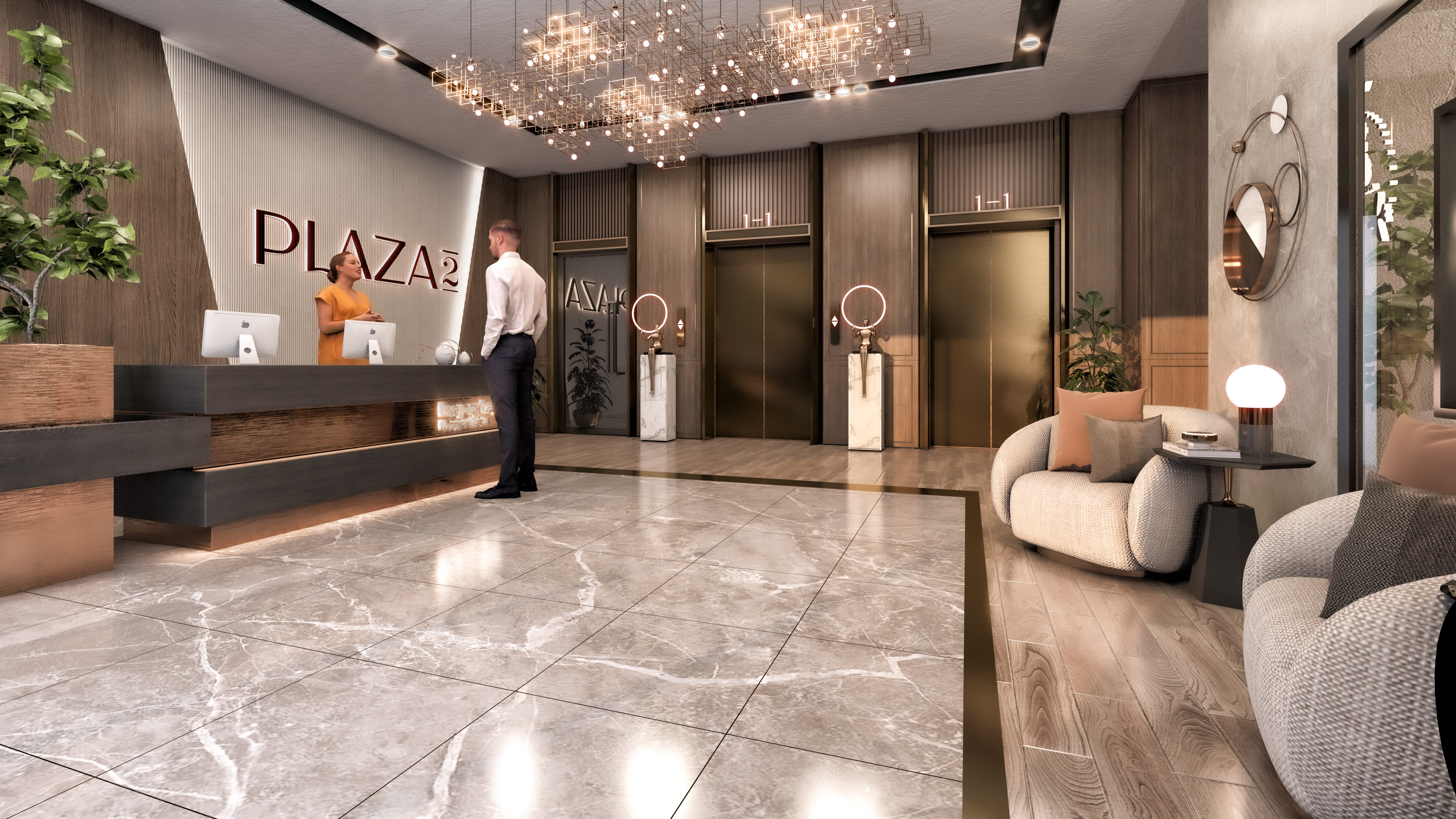 REPORTAGE PROPERTIES "Plaza 2"-4 BR 2027,3318000AED