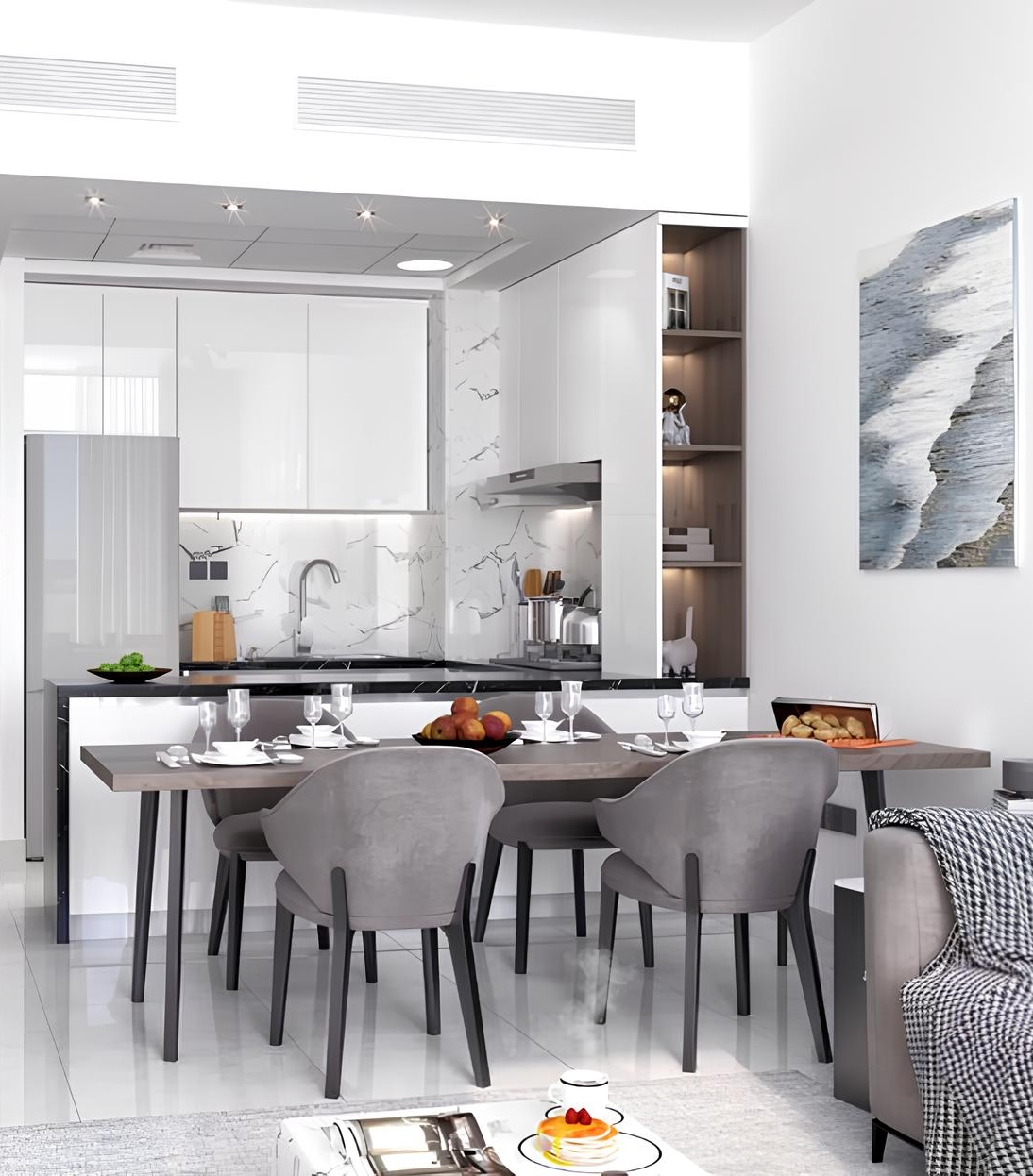 ZAM SIGNATURE "Waref Residences"-1 BR 860,1118000AED