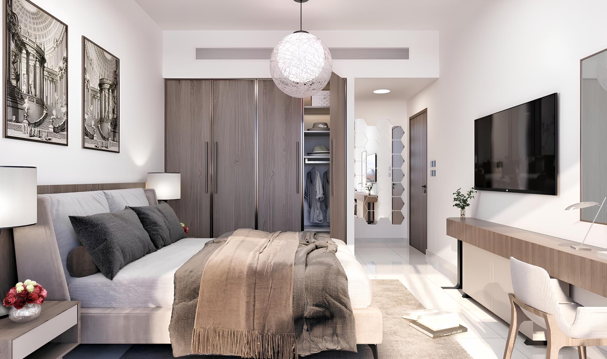 ZAM SIGNATURE "Waref Residences"-1 BR 820,1066000AED