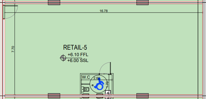 Retail floor plan