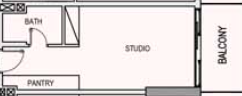 Studio floor plan