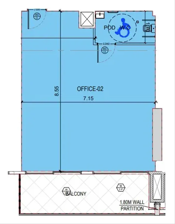 Office floor plan