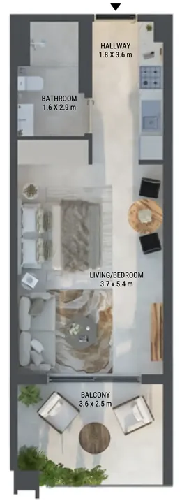 Studio floor plan